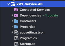 Collapse all folders in Visual Studio for Mac